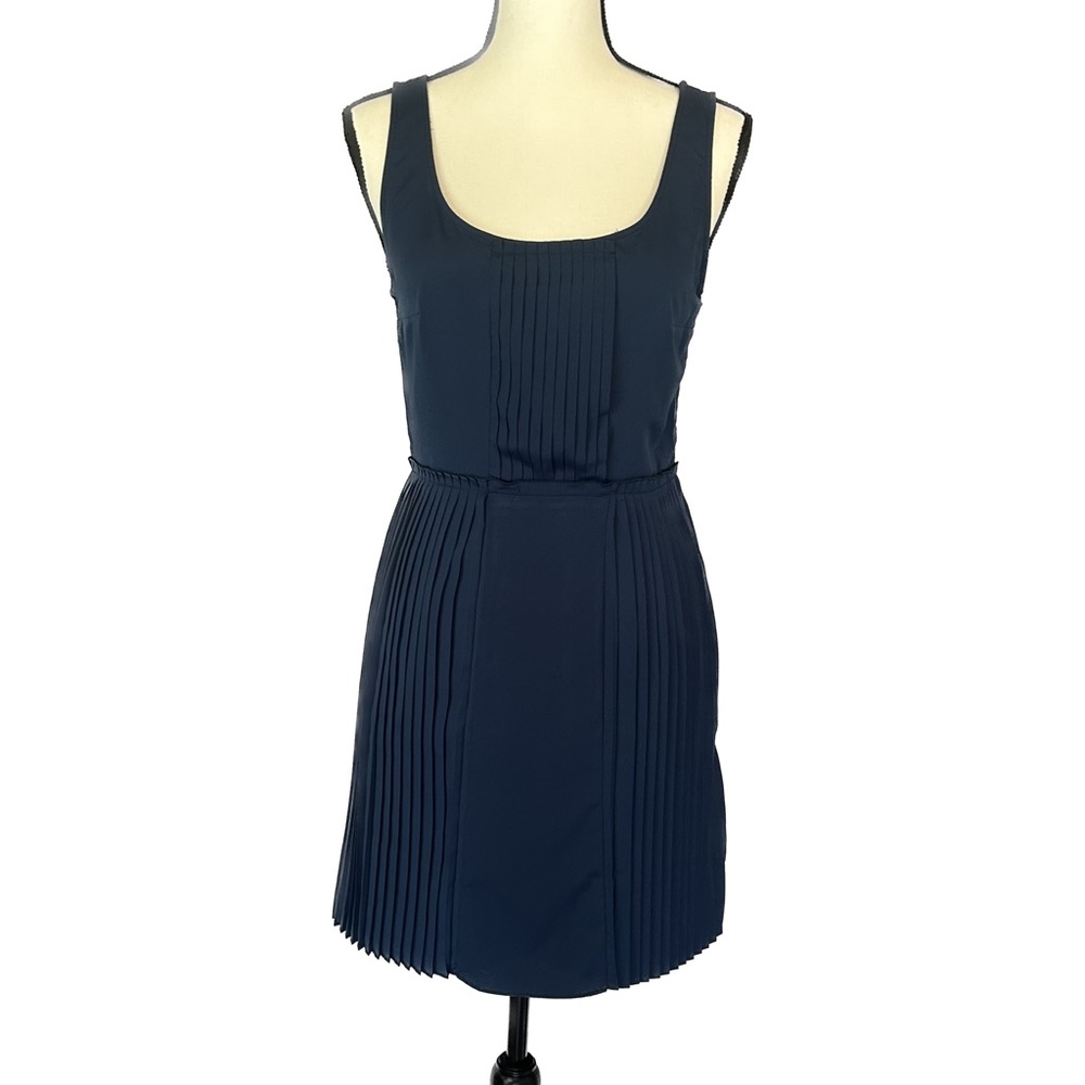 LC Lauren Conrad Teal Blue Sleeveless A-line Dress